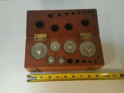 W & LE Gurley  Standard Weights And Measurement Set In Wood Case  Vintage • $474.99