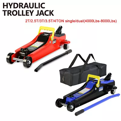 Hydraulic Pump Low Profile Floor Jack Heavy-Duty Steel Racing Floor Jack • $245.36