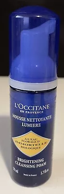 L'OCCITANE IMMORTELLE BRIGHTENING CLEANSING FOAM 1.7OZ /50ml NEW • $20