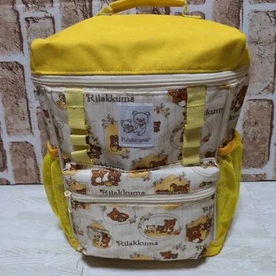 Rilakkuma Kids Square Backpack School Commute Travel Shoulder Bags KAWAII • $89.99