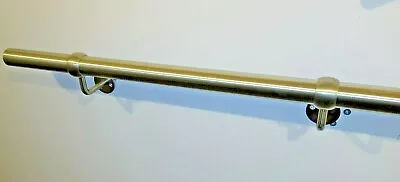 £86.50 • Buy Stainless Steel Handrail Grab Rail & Flat End Caps Wall Rail Bannister Grade 304