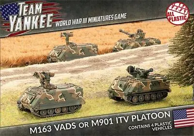 Team Yankee: USA M163 VADS/M901 ITV Platoon  (TUBX02) • $31.87