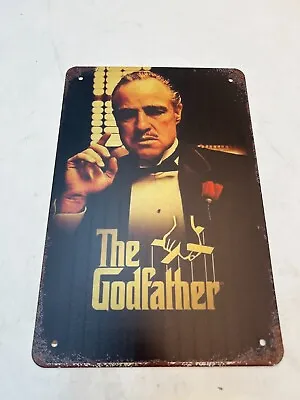 (Qty 2) The Godfather Movie CLASSIC Tin Sign Movie Poster Replica Marlon Brando • $19.99