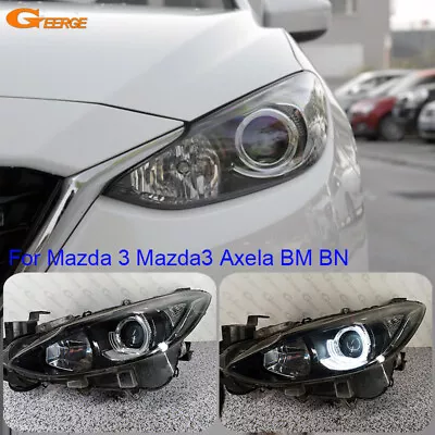 For Mazda 3 Mazda3 Axela BM BN DTM M4 Style Led Angel Eyes Halo Rings Light • $34.81