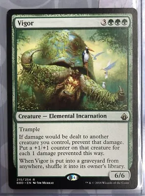 Vigor - #215 Regular Rare Battlebond MTG - Magic The Gathering • $9.99