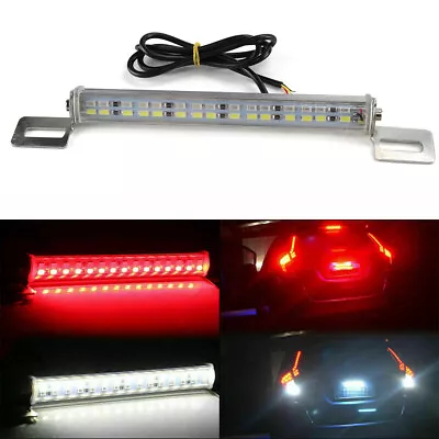 LED License Plate Tag Light Fit Car Van Trailer Trucks 12V Red White Universal • $7.95