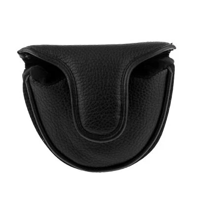 $23.14 • Buy BLACK GOLF CLUB PUTTER PU Leather HEADCOVER HEAD COVER FITS MALLET