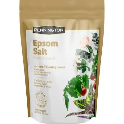 7 Lb Epsom Salt For Vigorous Lawns Flowers Plants Vegetables Magnesium Sulfur Pl • $27.70