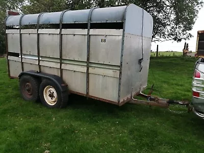 12ft  IFOR WILLIAMS LIVESTOCK TRAILER • £995