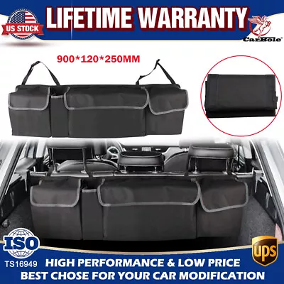 Car Trunk Organizer Oxford Interior Accessories SUV Car Seat Back Storage Bag US • $14.46