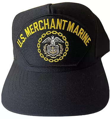 Us Merchant Marine Baseball Cap Navy Blue Trucker Hat Made In Usa New Nwot • $36.99