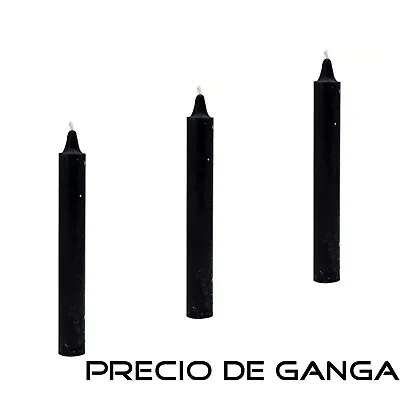 Spell Black Candles 6  Pack 3 Velas Negra Rituales Espiritual Santeria Brujeria • $8.99