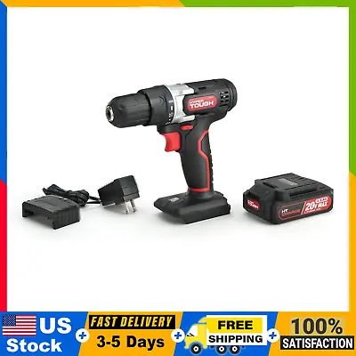 Cordless Drill 20V Max Lithium-Ion Variable Speed With 1.5Ah Lithium Battery • $27.57