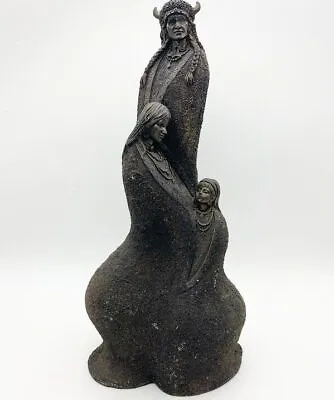 Native American Group Figure Family Figurine • £25