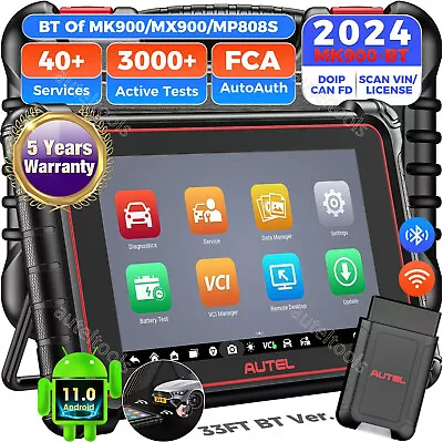 2024 Autel MaxiCOM MK900BT PRO Auto Diagnostic Scanner Tool Upgraded MK808BT PRO • $631