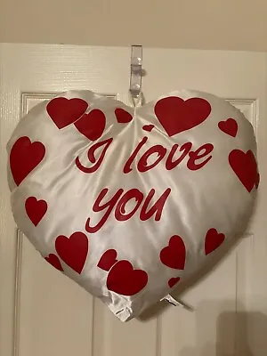 Stuffins Valentine Heart Pillow I Love YOU 21 X20  Satin Like Finish • $15