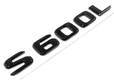 #2 S600l Black Fit Mercedes Rear Trunk Emblem Badge Nameplate Decal Letters • $12.99