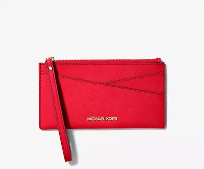 Michael Kors Jet Set Travel Medium Slim Crossover Wristlet Signature MK • $52