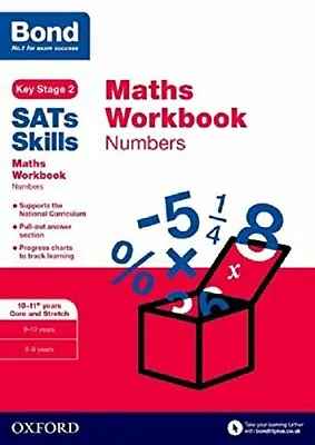 Bond SATs Skills: Maths Workbook: Numbers 10-11 Years (Sats Skills Ks2) By Andr • £2.51