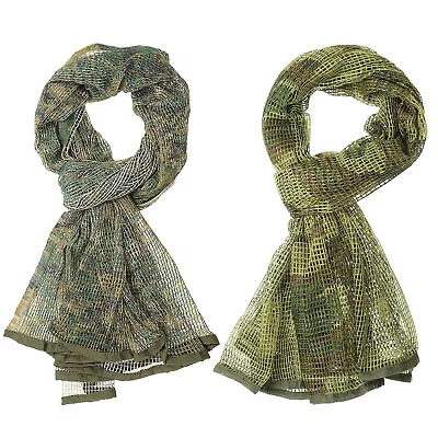 2Pcs 71 X35  Camouflage Veil Scarf For Outdoor Jungle Camo/Jungle Digital • $25.07