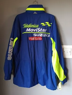 Suzuki Rally Jacket Adult Large Motorsport Telefonica Movistar Motul Michelin UK • £99.99