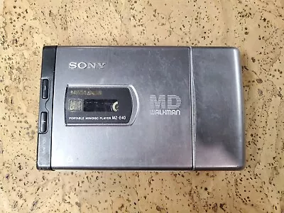 Sony MZ-E40 Personal MiniDisc Player Partially Tested PLEASE READ • $49.99