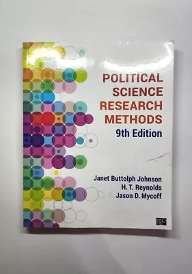 Political Science Research Methods - Johnson Reynolds Mycoff 9th Edition  • $16.50