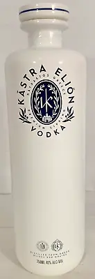 KASTRA ELION Sipping VODKA Distilled From GREEK OLIVES&GRAINS 750ml EMPTY Bottle • $14.95