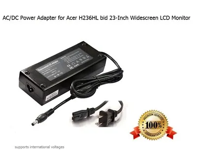 AC Power Adapter Power Supply For Acer H236HL Bid 23-Inch Widescreen LCD Monitor • $40.43