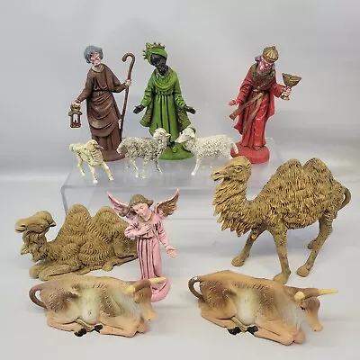 Fontanini Depose Vintage Hard Plastic Set Of 11 Nativity Figures Made In Italy • $39.95