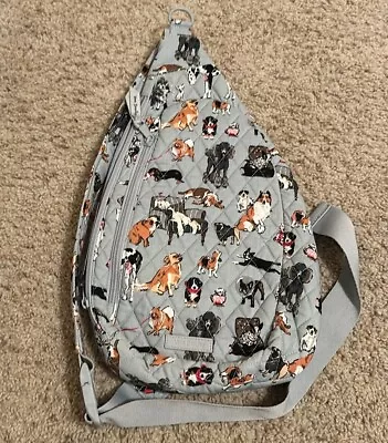 Vera Bradley Essential Sling Backpack - Dog Show • $48