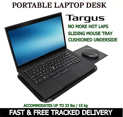 Targus MacBook Air Pro 13  14  15 Inch M1 M2 Portable Laptop Lap Tray Case Cover • £12.95