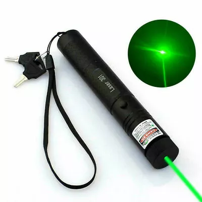 301 Focus Visible Beam Lights 532nnm <1MW Power Green Laser Pointer Pen • $15.98