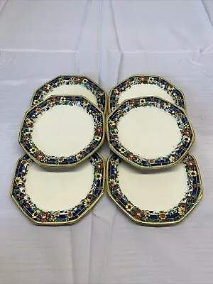 Vintage Hampton Ivory X6 Pottery Small Dinner /salad Plates Swinnertons England • £50