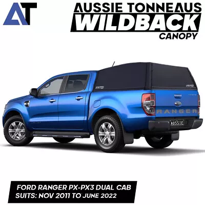 Wildback Soft Ute Canopy For Ford PX Ranger Dual Cab - 11/2011-6/2022 Not Canvas • $1099