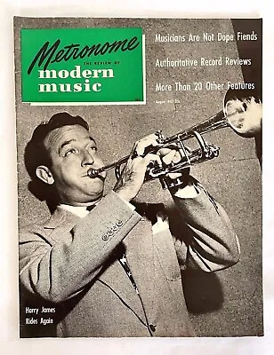 Metronome Magazine August 1947 Harry James Rides Again • $29.99