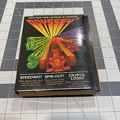 Odyssey 2 Speedway Spin-Out Cryptologic Magnavox 1978 CIB • $4.90