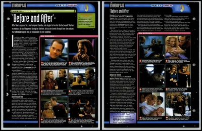 £1.49 • Buy Before & After - Voyager - Star Trek Fact File Page