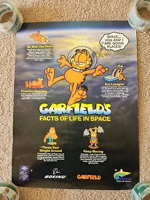 Garfield Life In Space Boeing Advertising Poster Star Station One 18  X 24  Vtg • $29.95