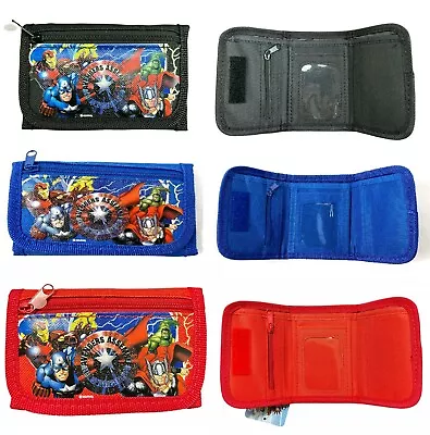 1PC Marvel Avengers Kids Tri-Fold Wallet Coin Holder Bag • $8.95