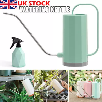£9.79 • Buy Indoor Small Watering Can Long Narrow Spout Sprinkler Kettle For Plants 1.2L UK