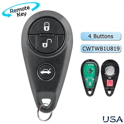 Replacement For 2011 2012 2013 Subaru Forester Remote Control Key Fob CWTWB1U819 • $19.89