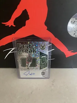 Jrue Holiday Optic Fast Break Signed NBA Basketball Card • $24.99