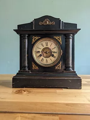 Vintage Wurttemberg 14 Day Strike Mantel Clock HAC • £197.27