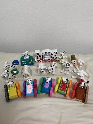 Lot Of 16 Vintage 101 Dalmatians  McDonalds Disney Happy Meal Toys 1996 & 1997 • $16