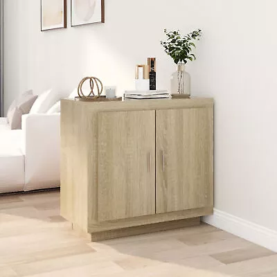 Lechnical Sideboard Sonoma Oak 80x40x75  Engineered M1S3 • £77.26