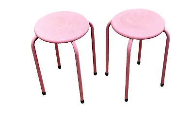 Mid Century Garden Stands Or Tables Flamingo Pink • $39.99