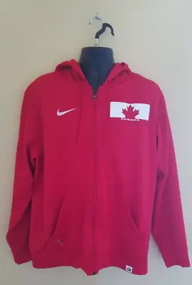 $40 • Buy Team Canada Olympics Nike Therma-Fit Hockey Jacket Gently Used Size XL