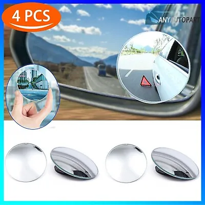 4PCS 2inch Round Stick On Rear-view Blind Spot Convex Wide Angle Mirrors US SELL • $5.95