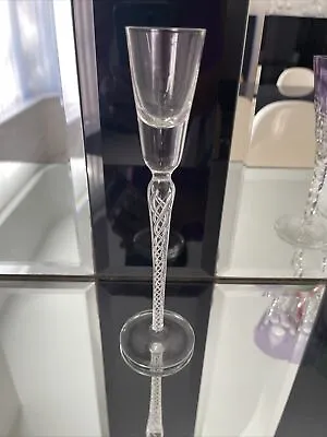 £9.99 • Buy Bohemian Crystal Air Twist Stem Cordial Glass 
